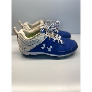 Under Armour 5.5Y Baseball/Softball Cleats Low RM Blue 2019 3022072-400